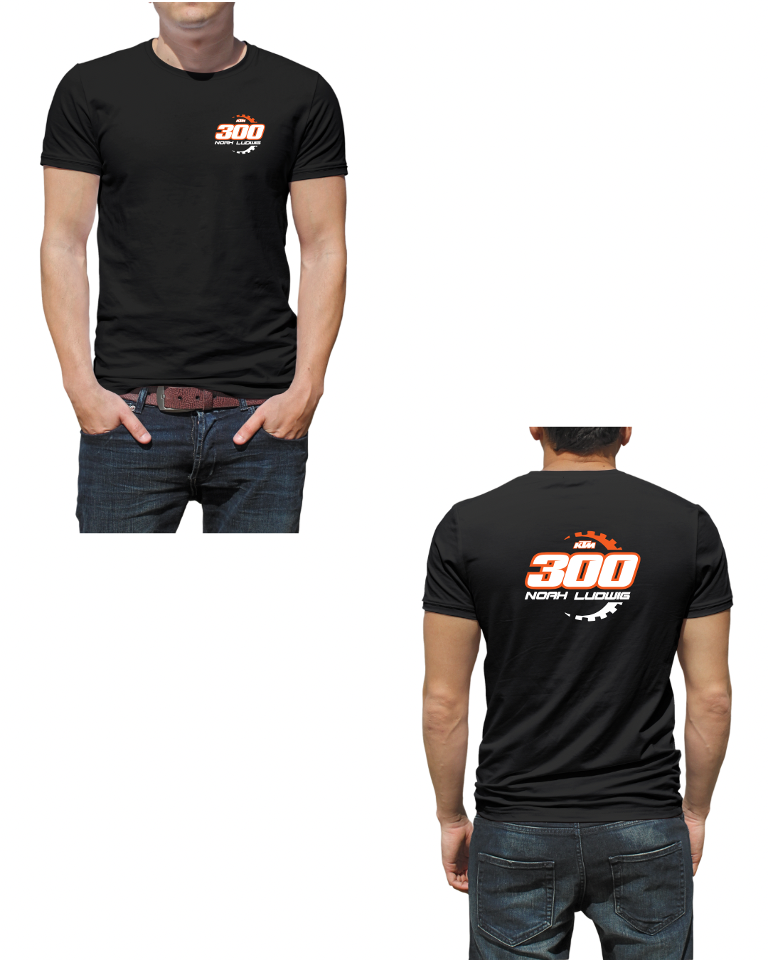 Erwachsene - NL 300 Logo T-Shirt Schwarz