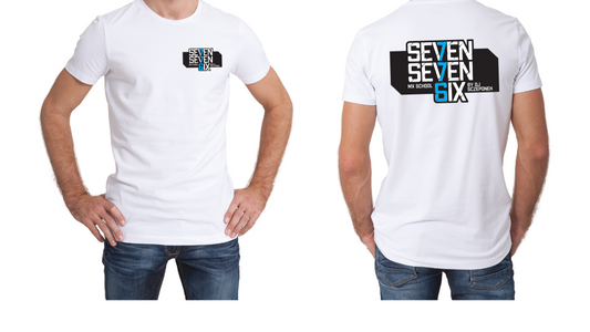 Erwachsene - SevenSevenSix Logo T-Shirt Weiß