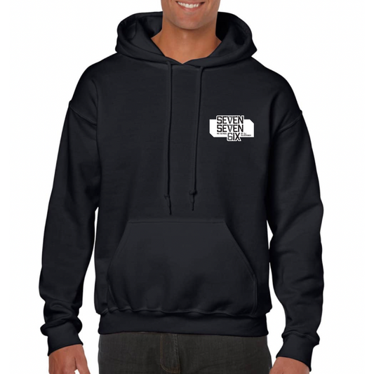 Erwachsene - SevenSevenSix Logo Hoodie schwarz