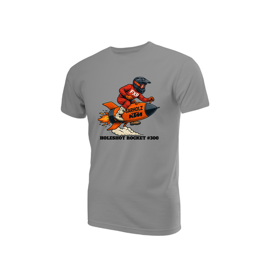 Erwachsene - NL HOLESHOT ROCKET T-Shirt Grau